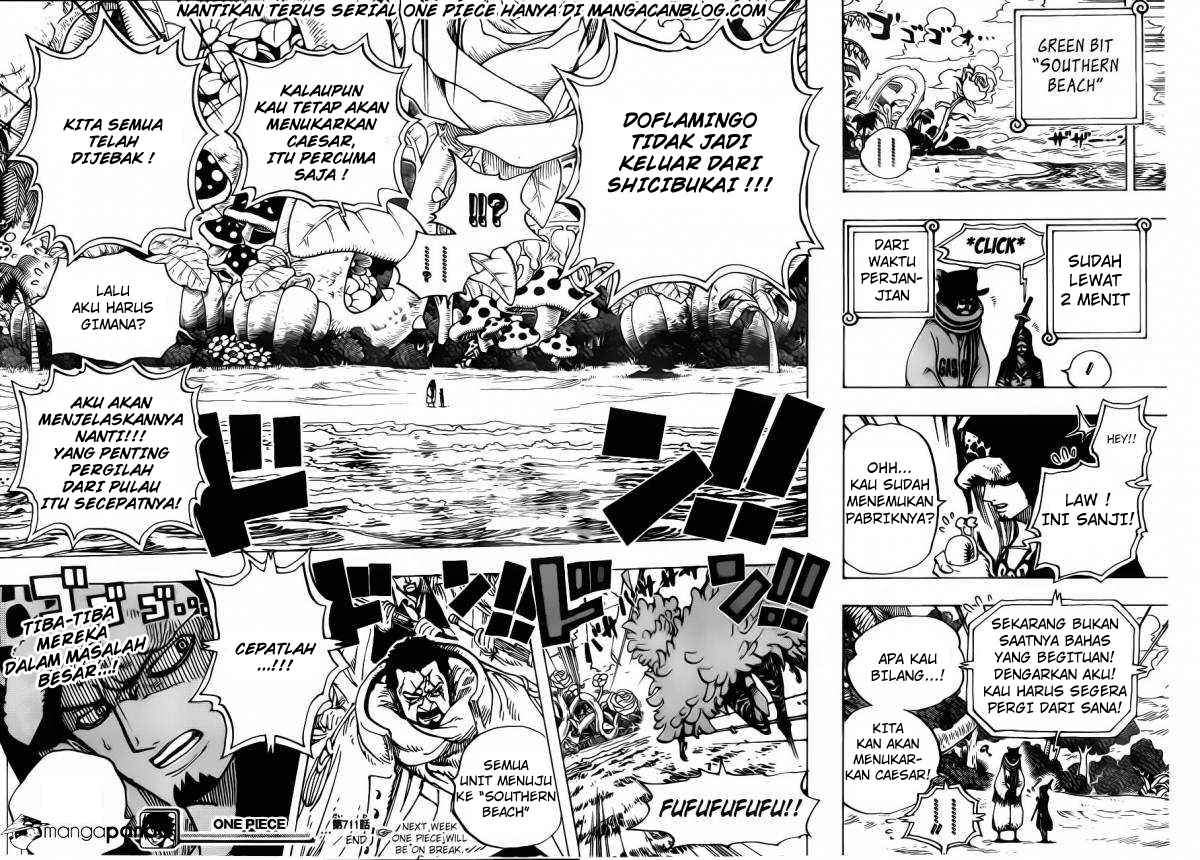 One Piece chapter 711