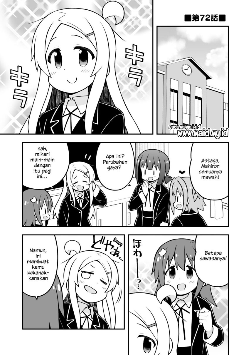 Onii-chan wa Oshimai Chapter 72 Bahasa Indonesia