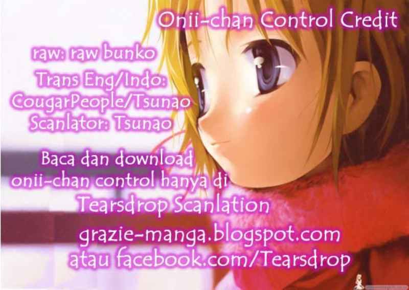 Oniichan Control Chapter 13 Bahasa Indonesia
