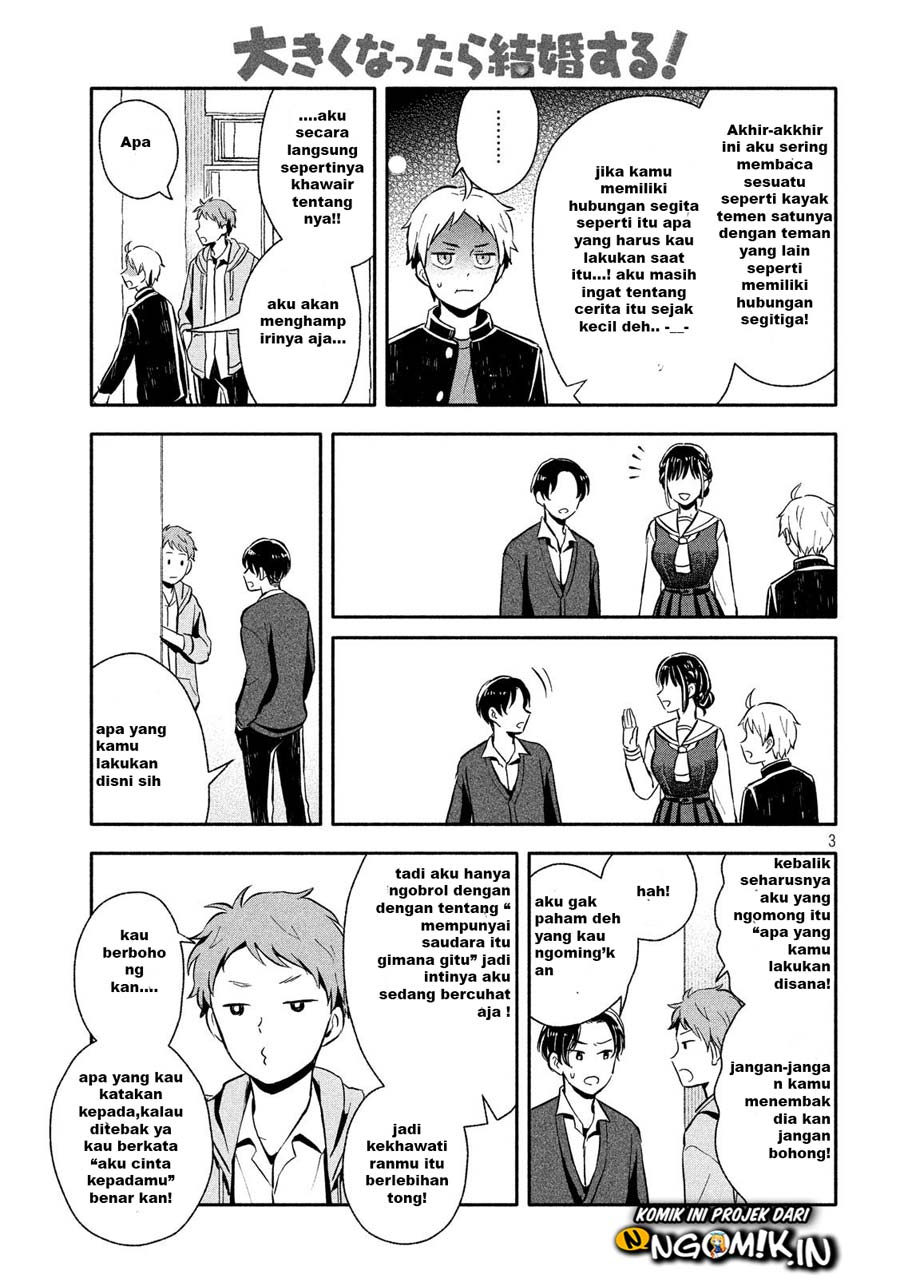 Ookiku Nattara Kekkon Suru! Chapter 10 Bahasa Indonesia