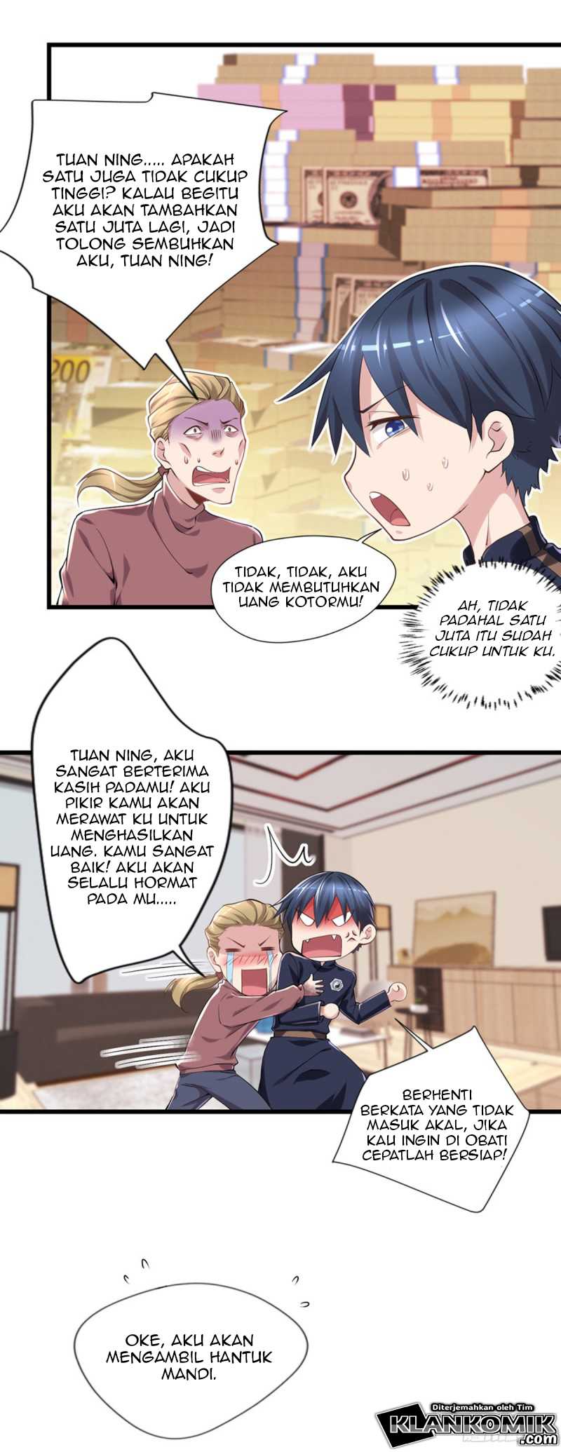 Open a clinic to cultivate Chapter 20 Bahasa Indonesia