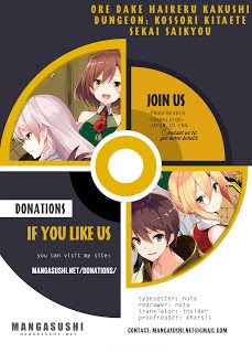 Ore dake Haireru Kakushi Dungeon: Kossori Kitaete Sekai Saikyou chapter 2
