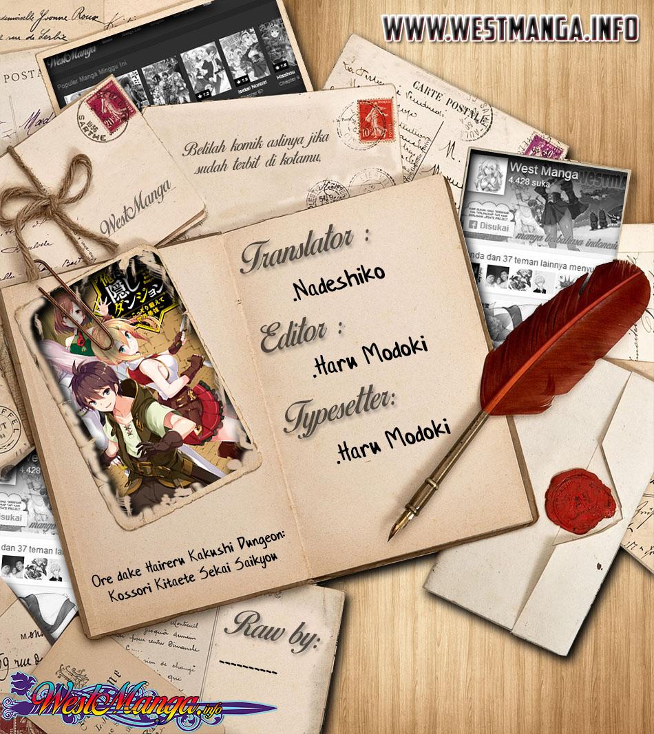 Ore dake Haireru Kakushi Dungeon: Kossori Kitaete Sekai Saikyou chapter 9