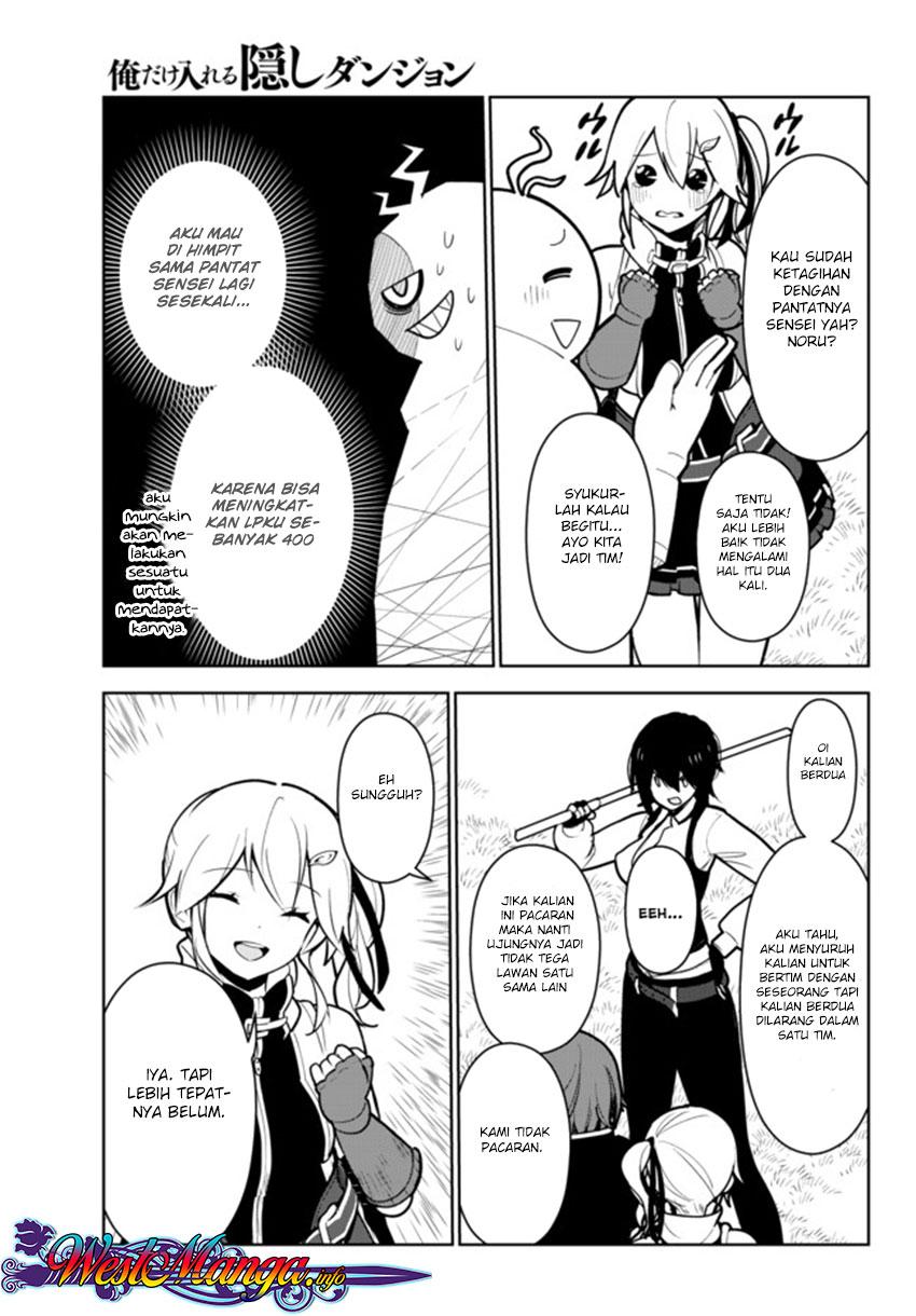 Ore dake Haireru Kakushi Dungeon: Kossori Kitaete Sekai Saikyou chapter 9
