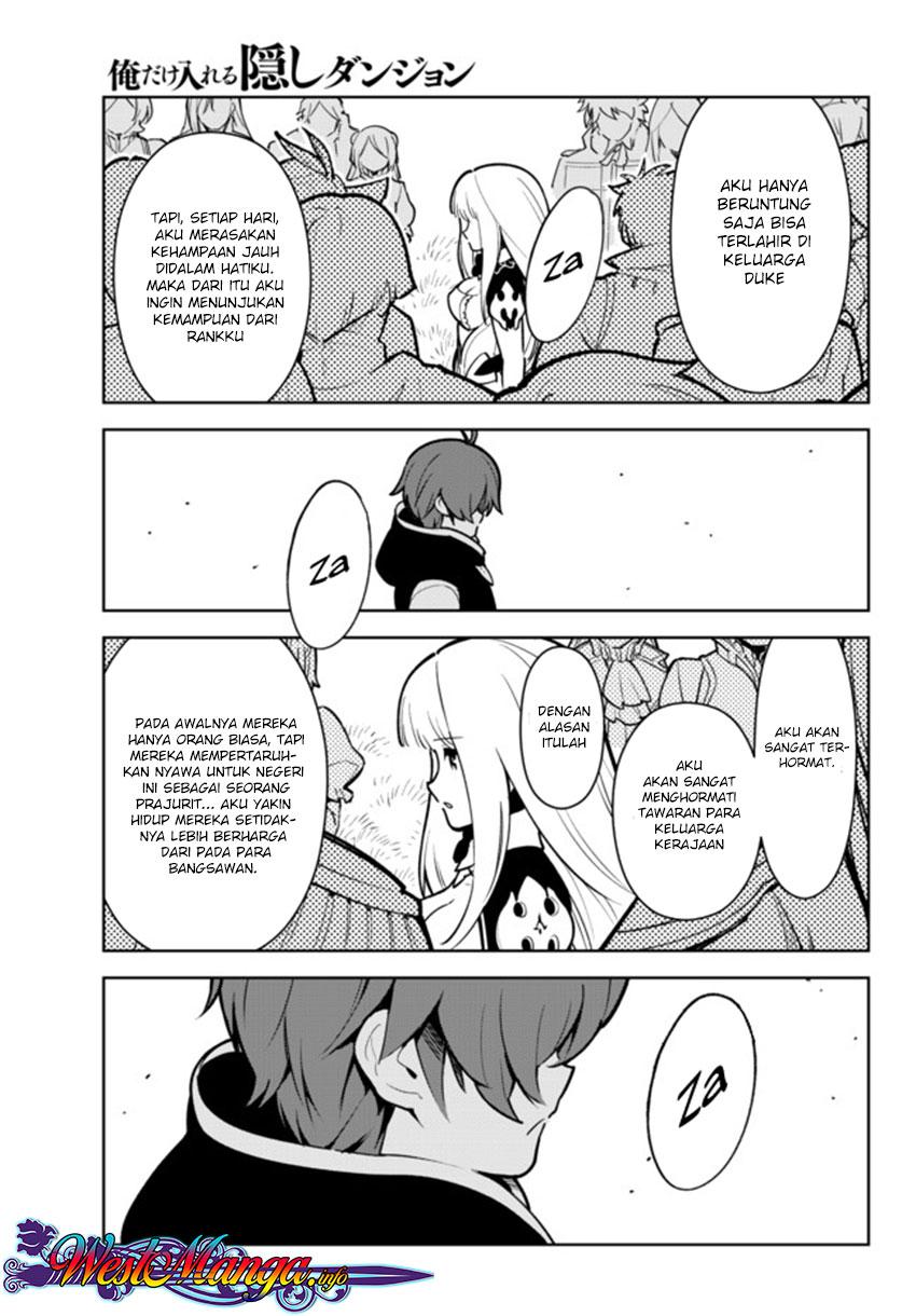 Ore dake Haireru Kakushi Dungeon: Kossori Kitaete Sekai Saikyou chapter 9