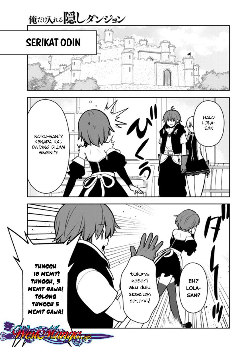 Ore dake Haireru Kakushi Dungeon: Kossori Kitaete Sekai Saikyou chapter 9