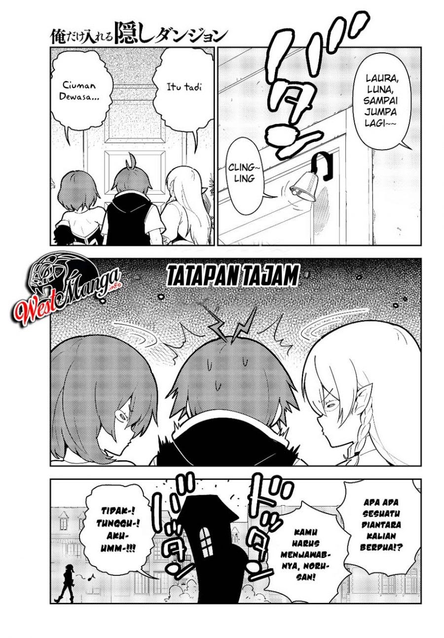 Ore dake Haireru Kakushi Dungeon: Kossori Kitaete Sekai Saikyou chapter 37