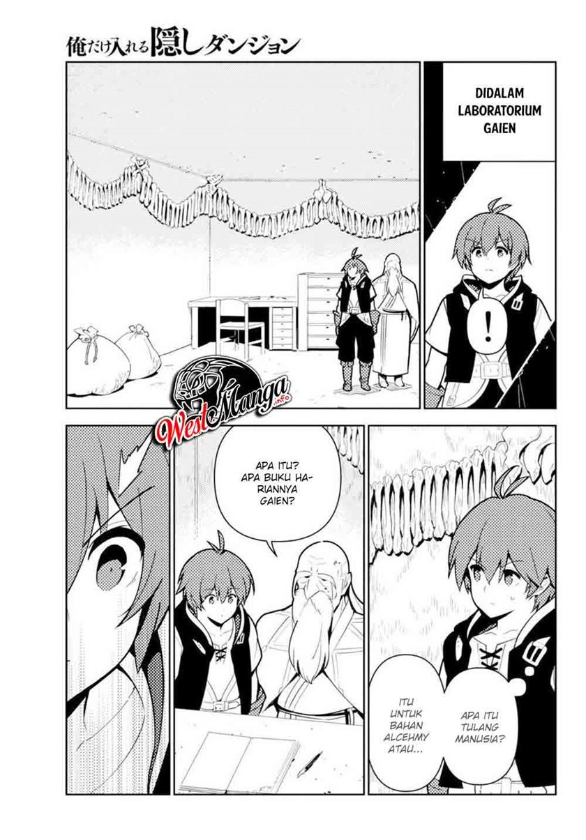 Ore dake Haireru Kakushi Dungeon: Kossori Kitaete Sekai Saikyou chapter 50