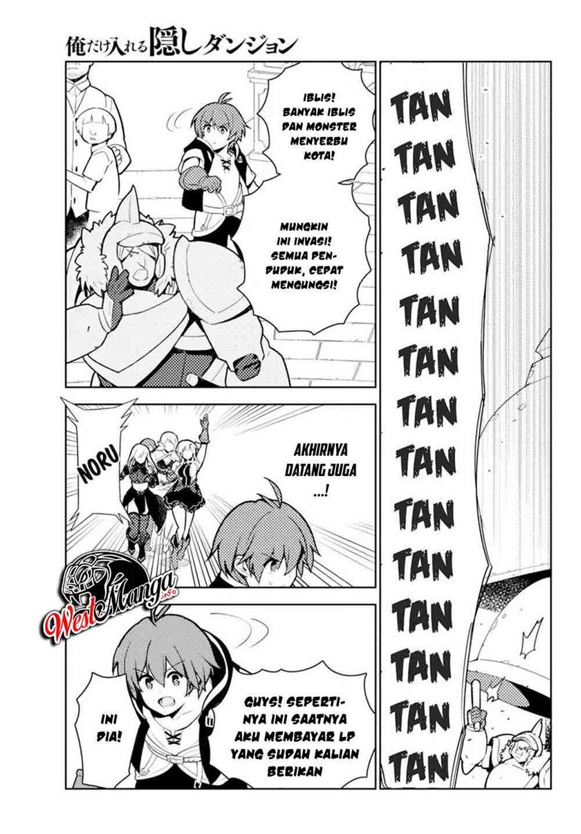 Ore dake Haireru Kakushi Dungeon: Kossori Kitaete Sekai Saikyou chapter 50