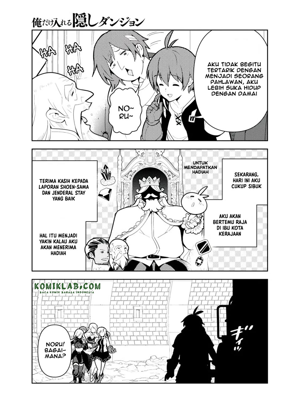 Ore dake Haireru Kakushi Dungeon: Kossori Kitaete Sekai Saikyou chapter 54