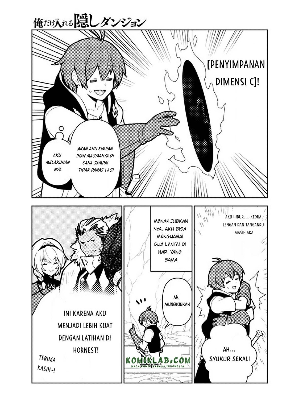 Ore dake Haireru Kakushi Dungeon: Kossori Kitaete Sekai Saikyou chapter 61