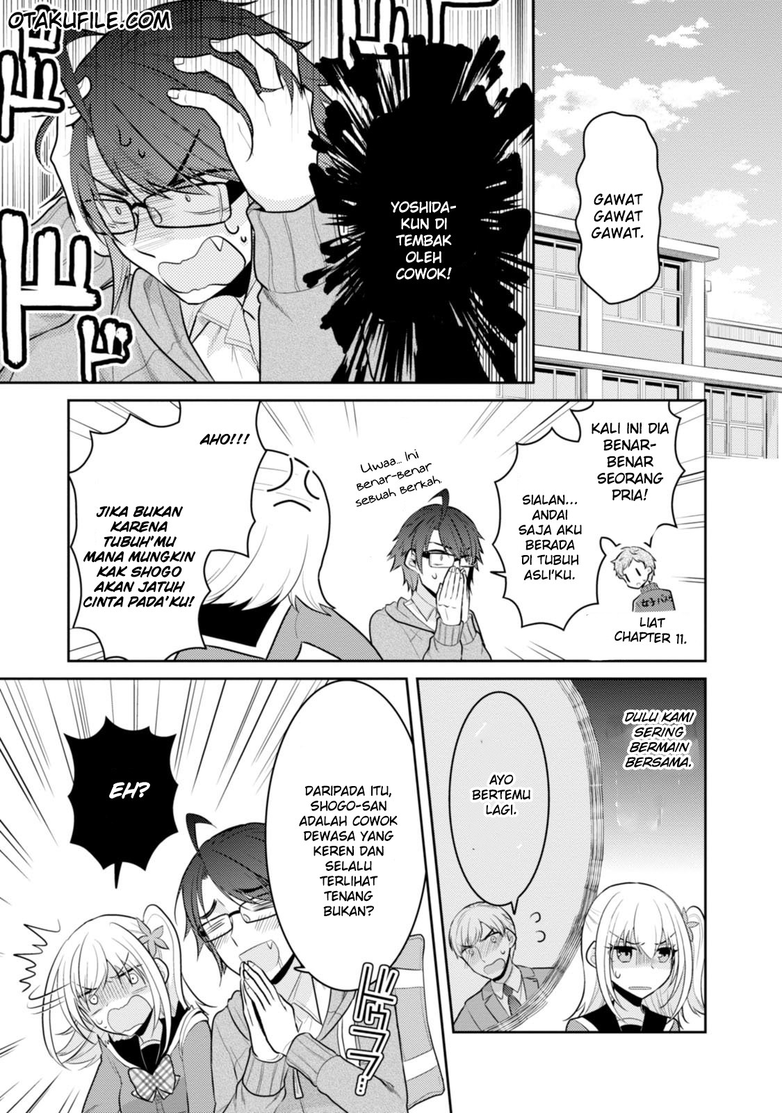 Ore ga Fujoshi de Aitsu ga Yuri-ota de chapter 15