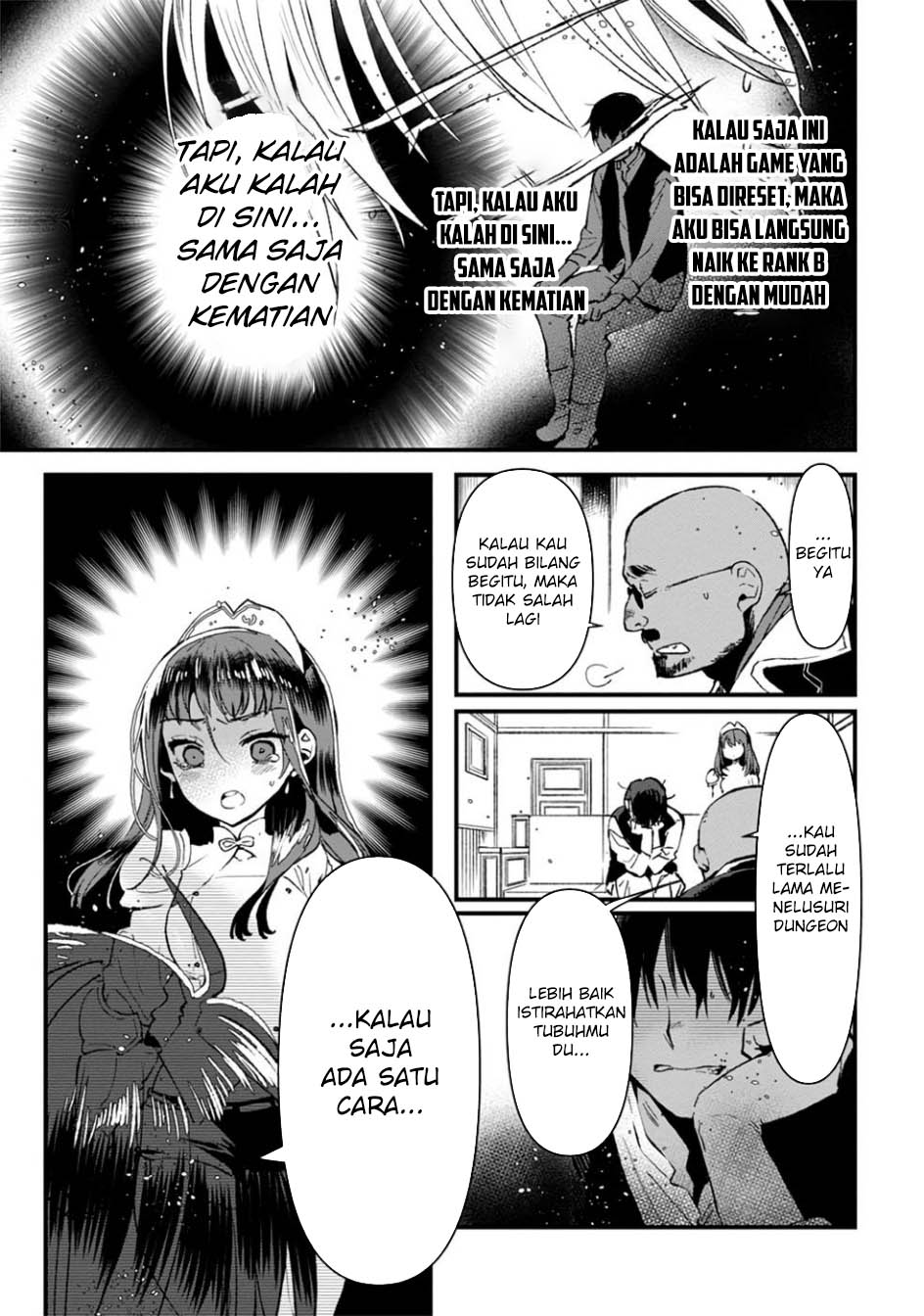 Ore, Yuusha janai desu kara. – VR Sekai no Chouten ni Kunrin Seshi Otoko. Tenseishi, Level 1 no Mushoku kara Restart suru chapter 6
