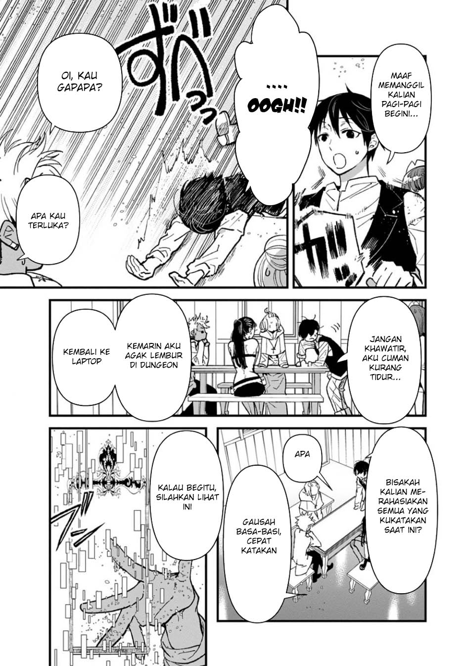 Ore, Yuusha janai desu kara. – VR Sekai no Chouten ni Kunrin Seshi Otoko. Tenseishi, Level 1 no Mushoku kara Restart suru chapter 6