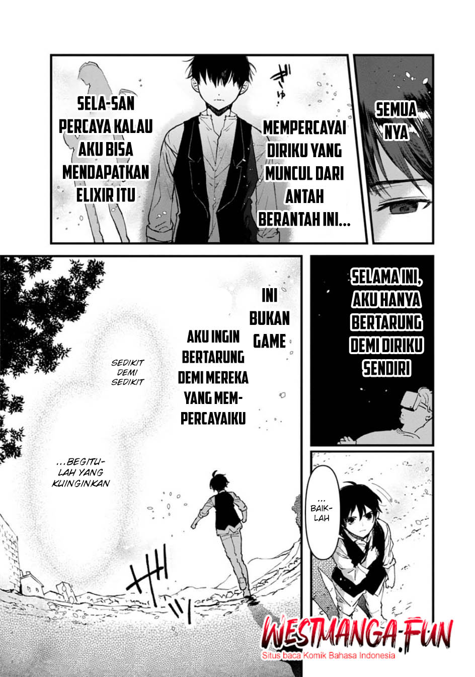 Ore, Yuusha janai desu kara. – VR Sekai no Chouten ni Kunrin Seshi Otoko. Tenseishi, Level 1 no Mushoku kara Restart suru chapter 6