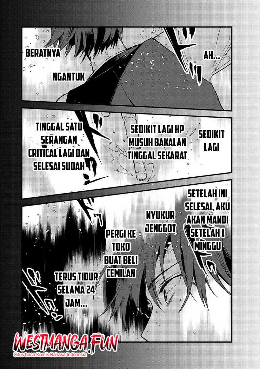 Ore, Yuusha janai desu kara. – VR Sekai no Chouten ni Kunrin Seshi Otoko. Tenseishi, Level 1 no Mushoku kara Restart suru chapter 9