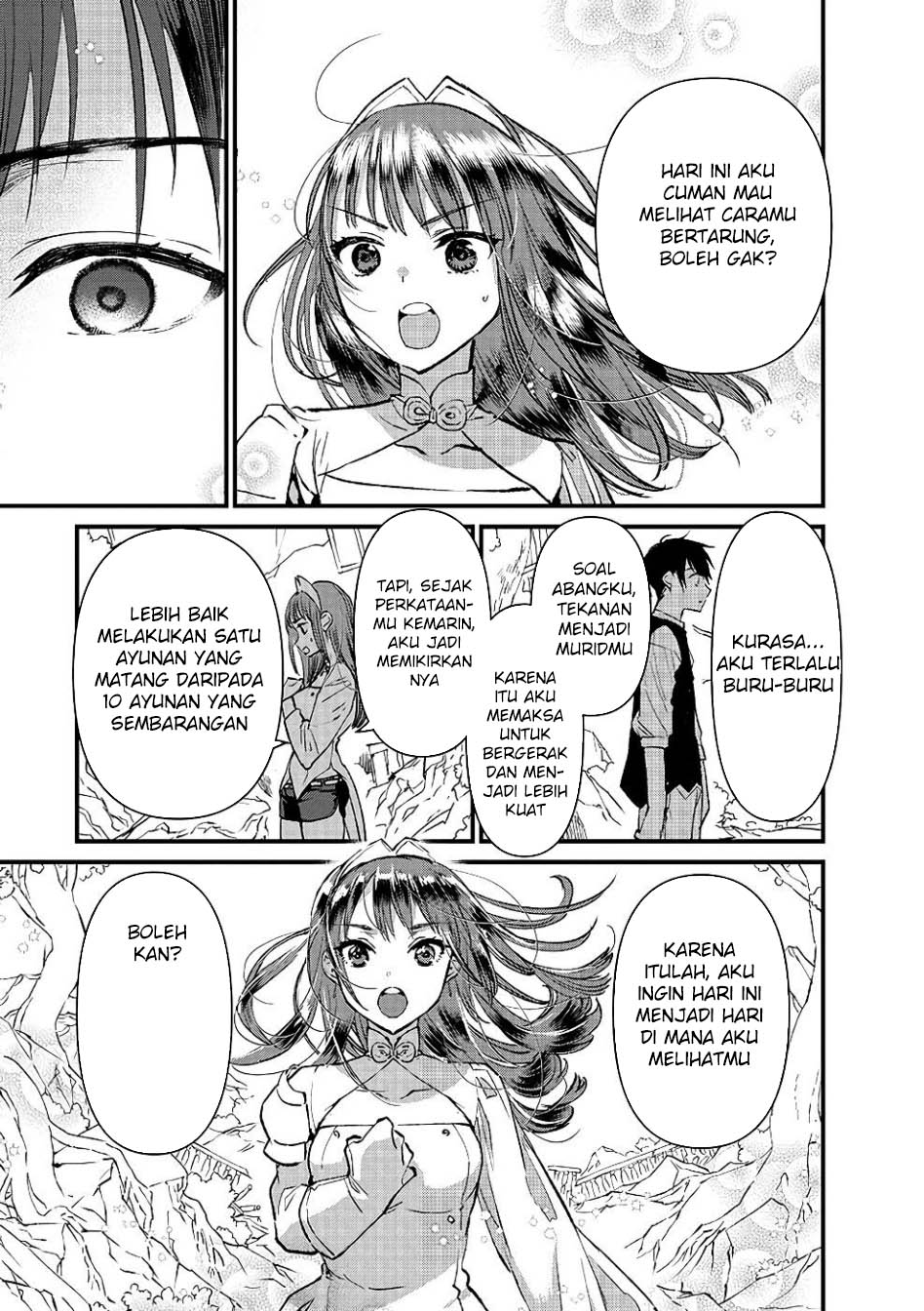 Ore, Yuusha janai desu kara. – VR Sekai no Chouten ni Kunrin Seshi Otoko. Tenseishi, Level 1 no Mushoku kara Restart suru Chapter 16 Bahasa Indonesia