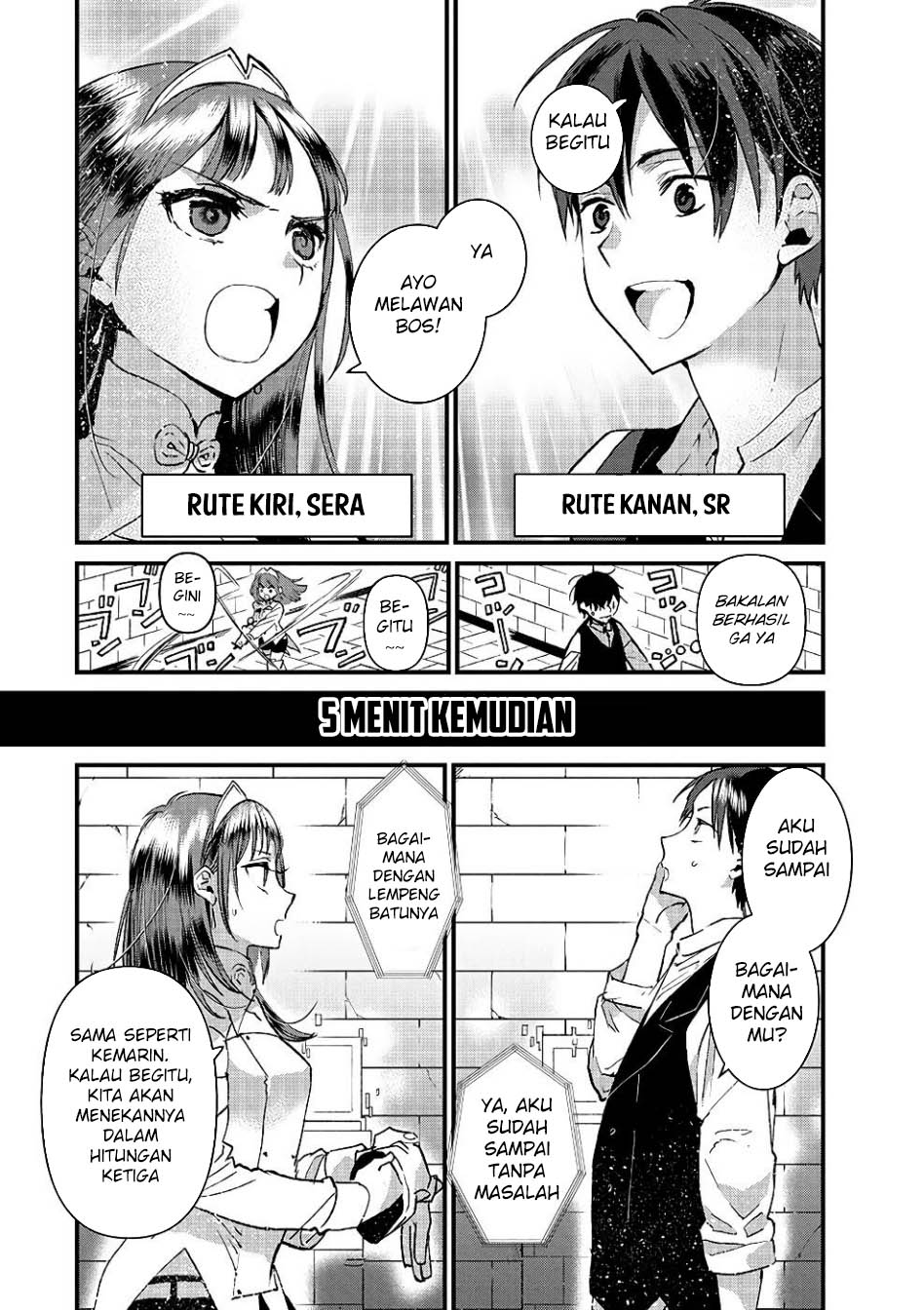 Ore, Yuusha janai desu kara. – VR Sekai no Chouten ni Kunrin Seshi Otoko. Tenseishi, Level 1 no Mushoku kara Restart suru Chapter 16 Bahasa Indonesia