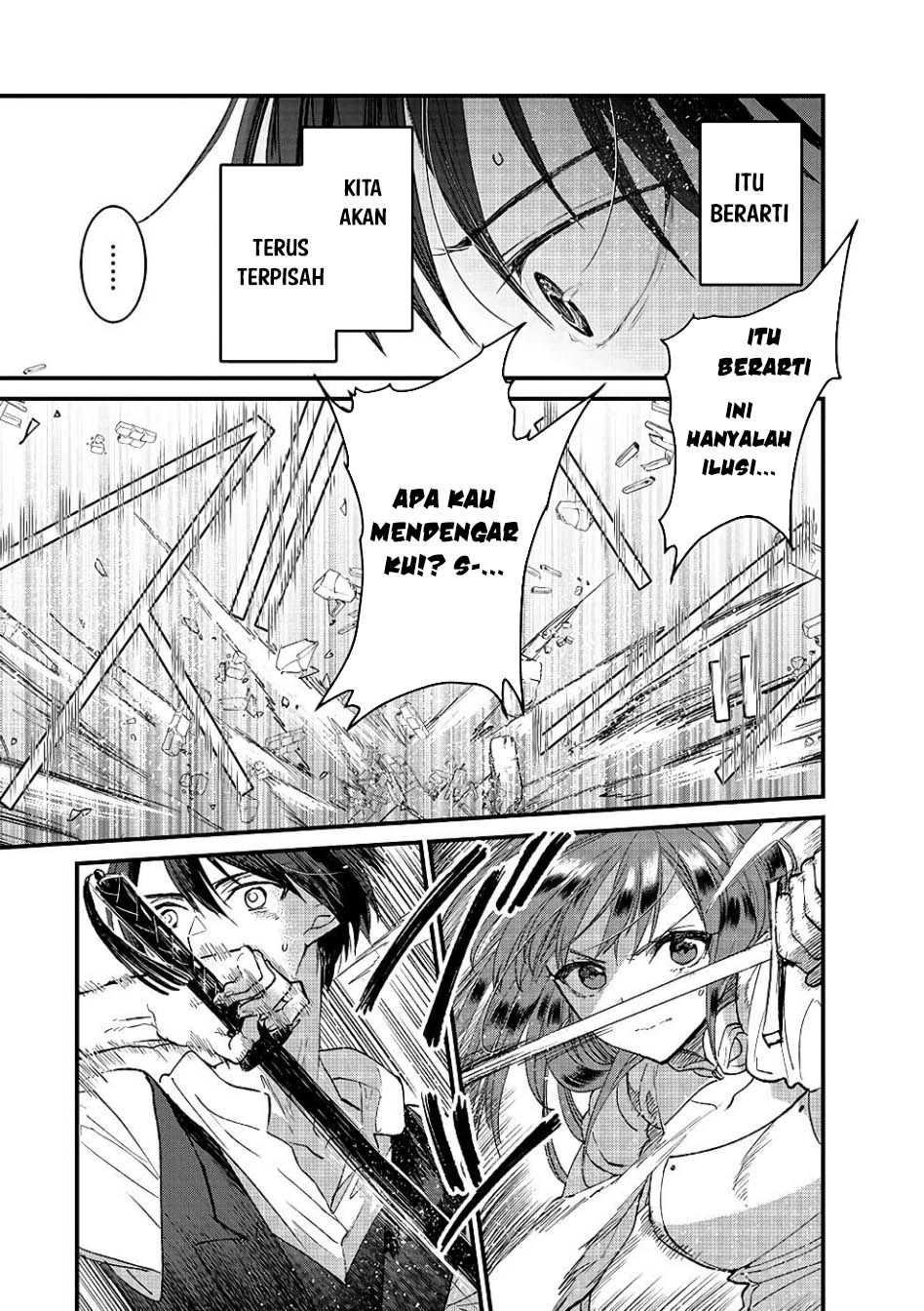 Ore, Yuusha janai desu kara. – VR Sekai no Chouten ni Kunrin Seshi Otoko. Tenseishi, Level 1 no Mushoku kara Restart suru Chapter 16 Bahasa Indonesia