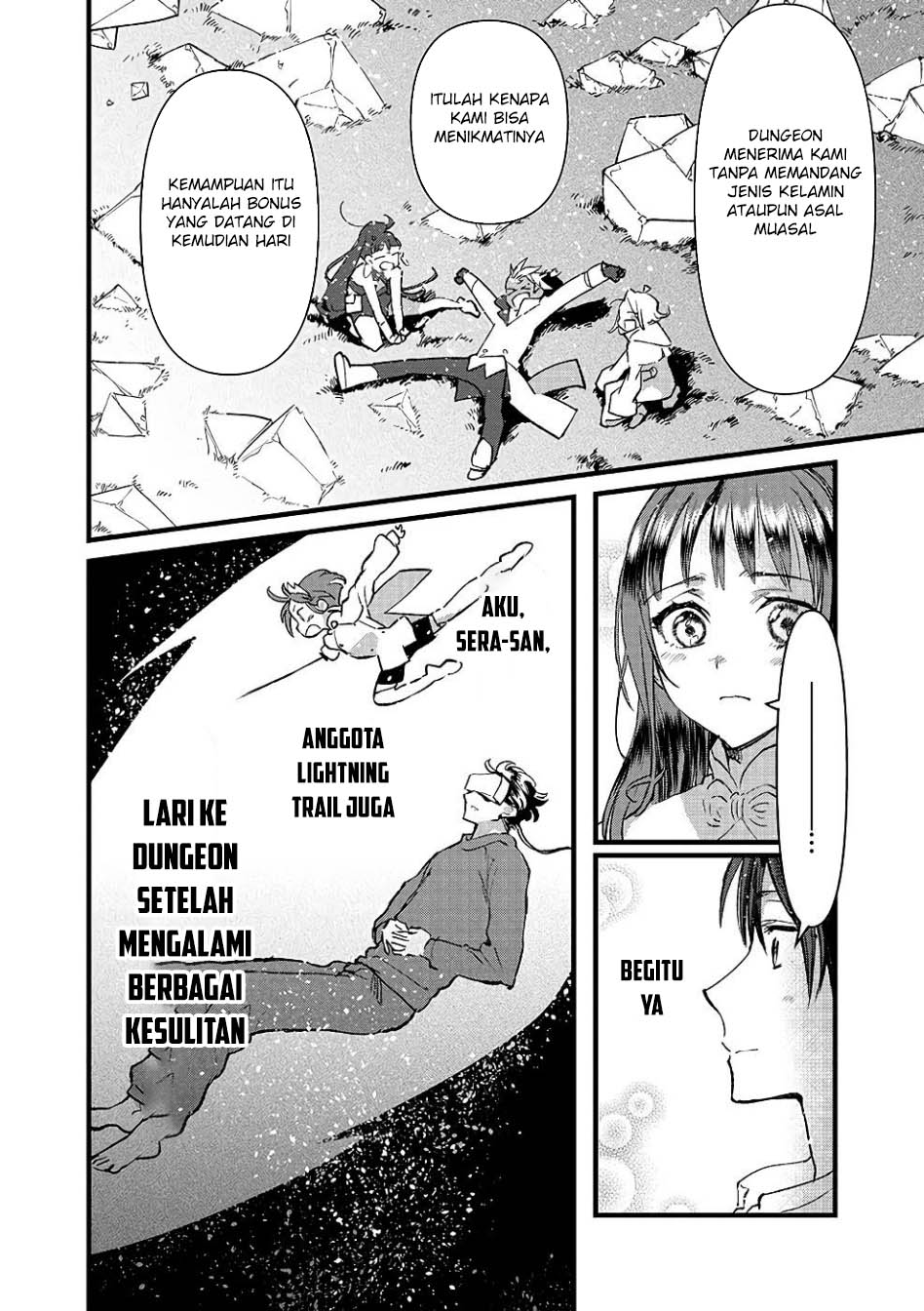 Ore, Yuusha janai desu kara. – VR Sekai no Chouten ni Kunrin Seshi Otoko. Tenseishi, Level 1 no Mushoku kara Restart suru Chapter 19 Bahasa Indonesia