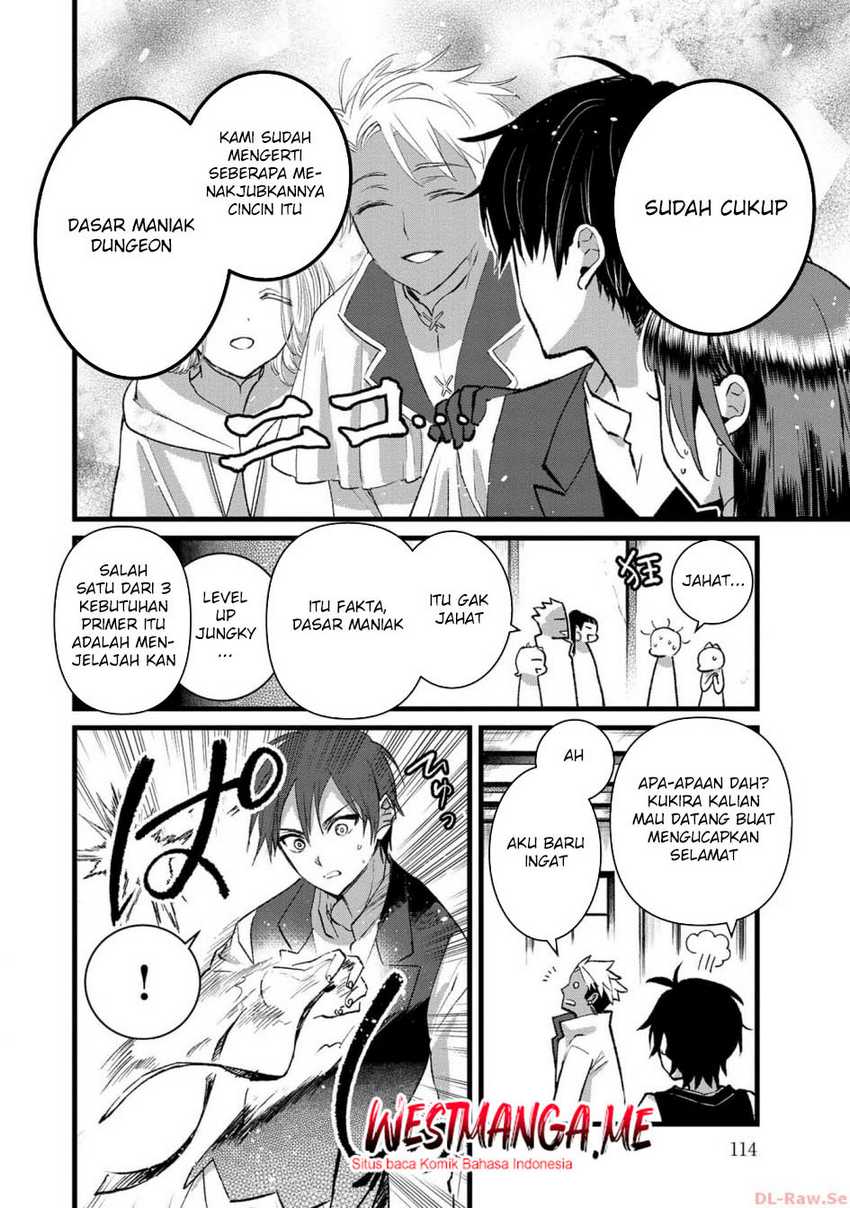 Ore, Yuusha janai desu kara. – VR Sekai no Chouten ni Kunrin Seshi Otoko. Tenseishi, Level 1 no Mushoku kara Restart suru Chapter 24 Bahasa Indonesia
