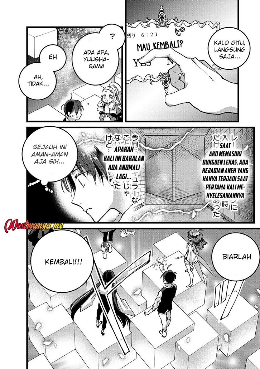 Ore, Yuusha janai desu kara. – VR Sekai no Chouten ni Kunrin Seshi Otoko. Tenseishi, Level 1 no Mushoku kara Restart suru Chapter 40 Bahasa Indonesia