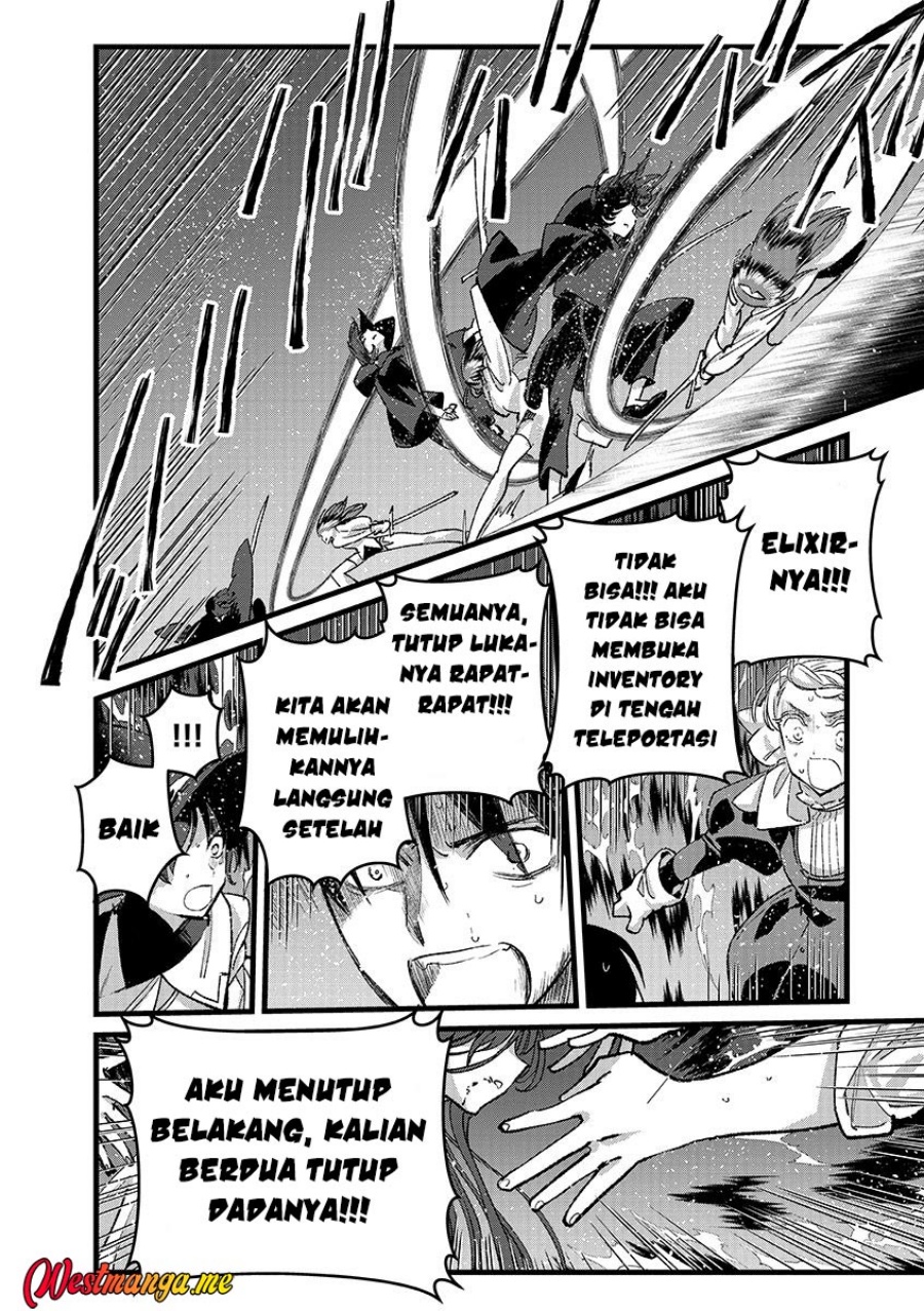 Ore, Yuusha janai desu kara. – VR Sekai no Chouten ni Kunrin Seshi Otoko. Tenseishi, Level 1 no Mushoku kara Restart suru Chapter 40 Bahasa Indonesia