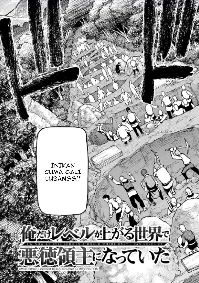 Ore dake Level ga Agaru Sekai de Akutoku Ryoushu ni Natteita chapter 6