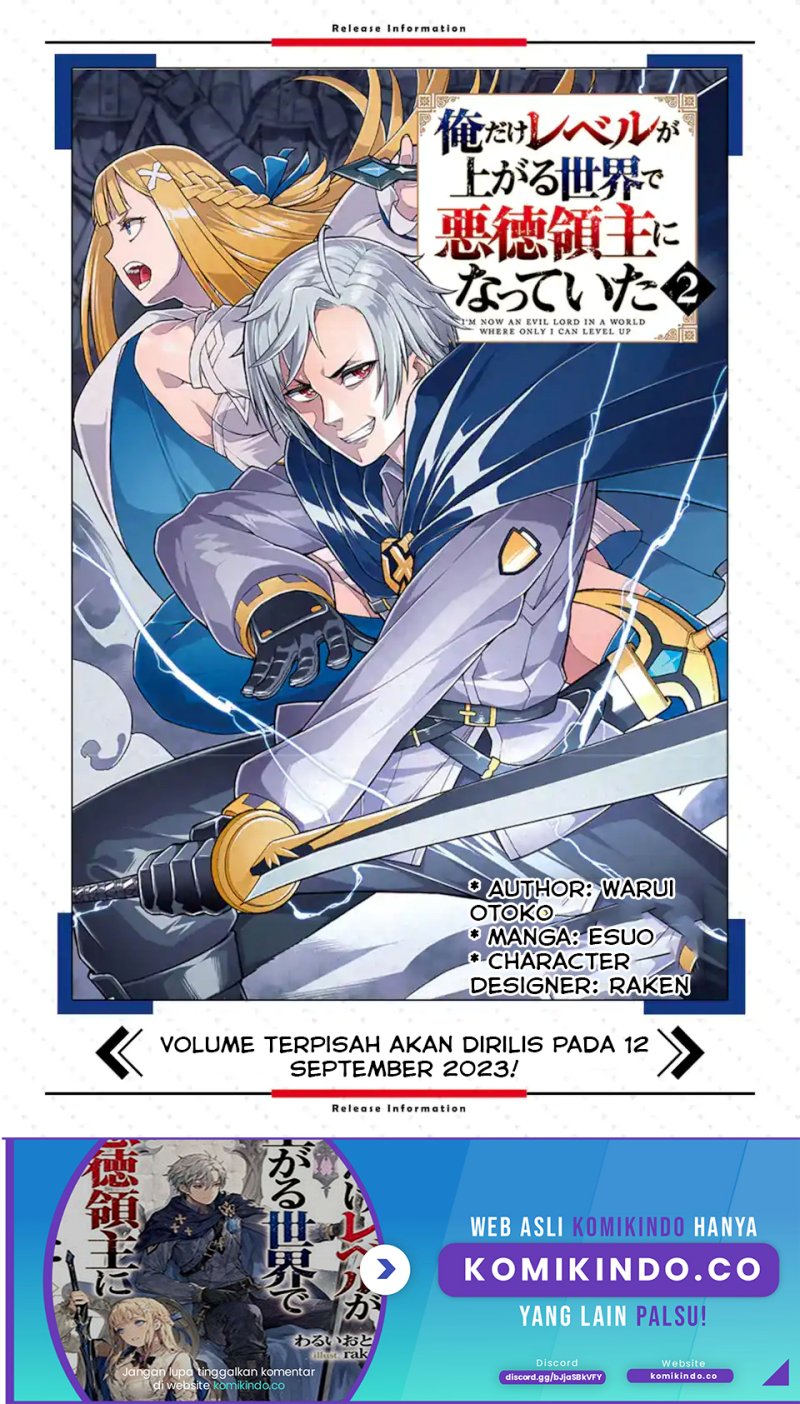 Ore dake Level ga Agaru Sekai de Akutoku Ryoushu ni Natteita Chapter 29 Bahasa Indonesia