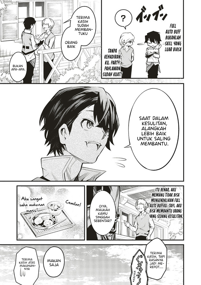 Ore no “Full Auto Buff” de Nakamatachi ga Sekai Saikyou – Soko ni Iru Dake Mujikaku Musou chapter 1