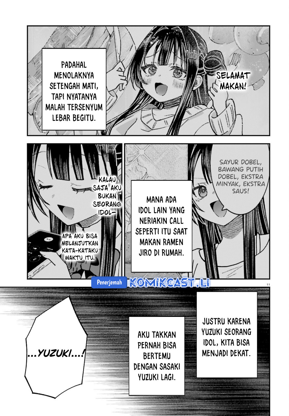 Ore no Haitoku Meshi o Onedari Sezu ni Irarenai Otonari no Top Idol-sama chapter 12