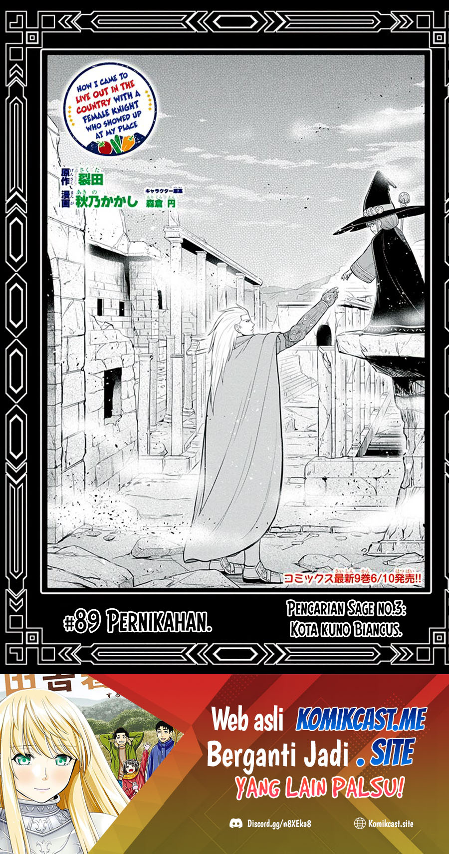 Orenchi ni Kita Onna Kishi to: Inakagurashi suru Koto ni Natta Ken Chapter 89 Bahasa Indonesia
