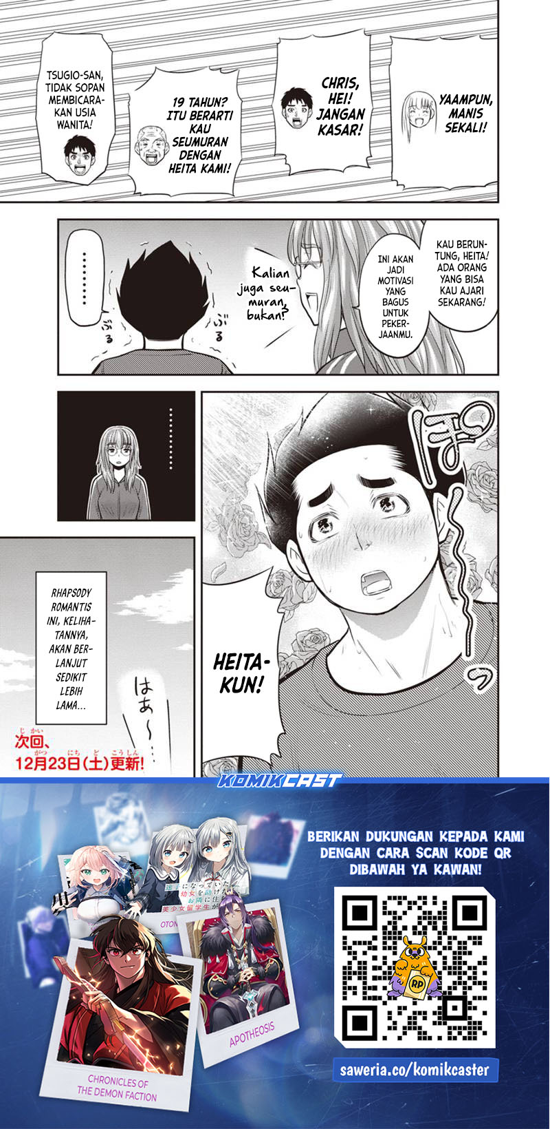 Orenchi ni Kita Onna Kishi to: Inakagurashi suru Koto ni Natta Ken Chapter 120 Bahasa Indonesia