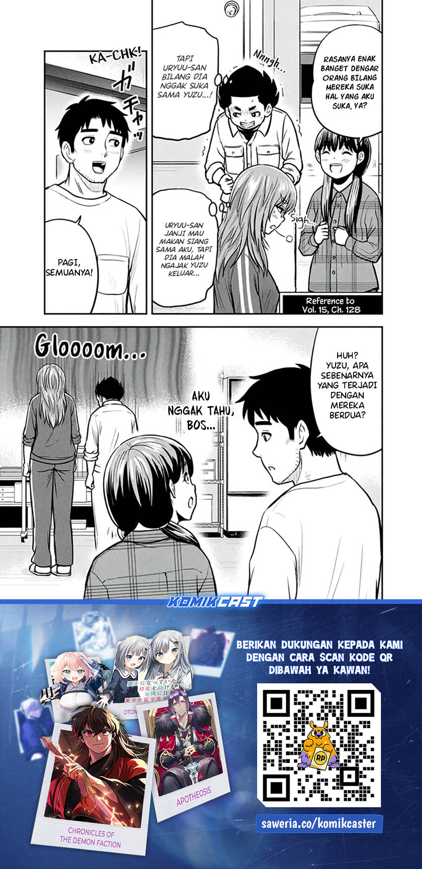 Orenchi ni Kita Onna Kishi to: Inakagurashi suru Koto ni Natta Ken Chapter 148 Bahasa Indonesia