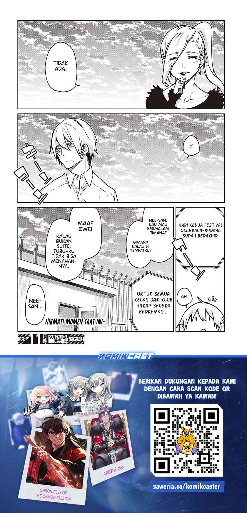 Oroka na Tenshi wa Akuma to Odoru chapter 90