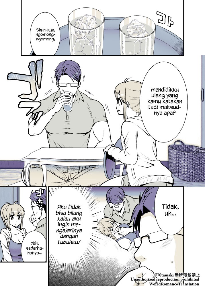 Osananajimi ga Hisabisa ni Saikai Shitara Otagai Kyonyuu ni Natteta chapter 4