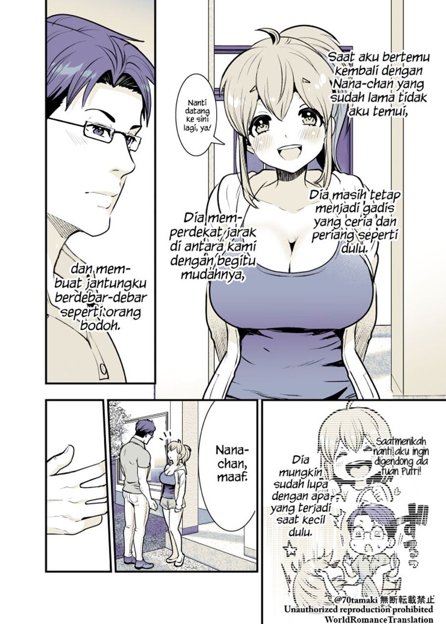 Osananajimi ga Hisabisa ni Saikai Shitara Otagai Kyonyuu ni Natteta chapter 8