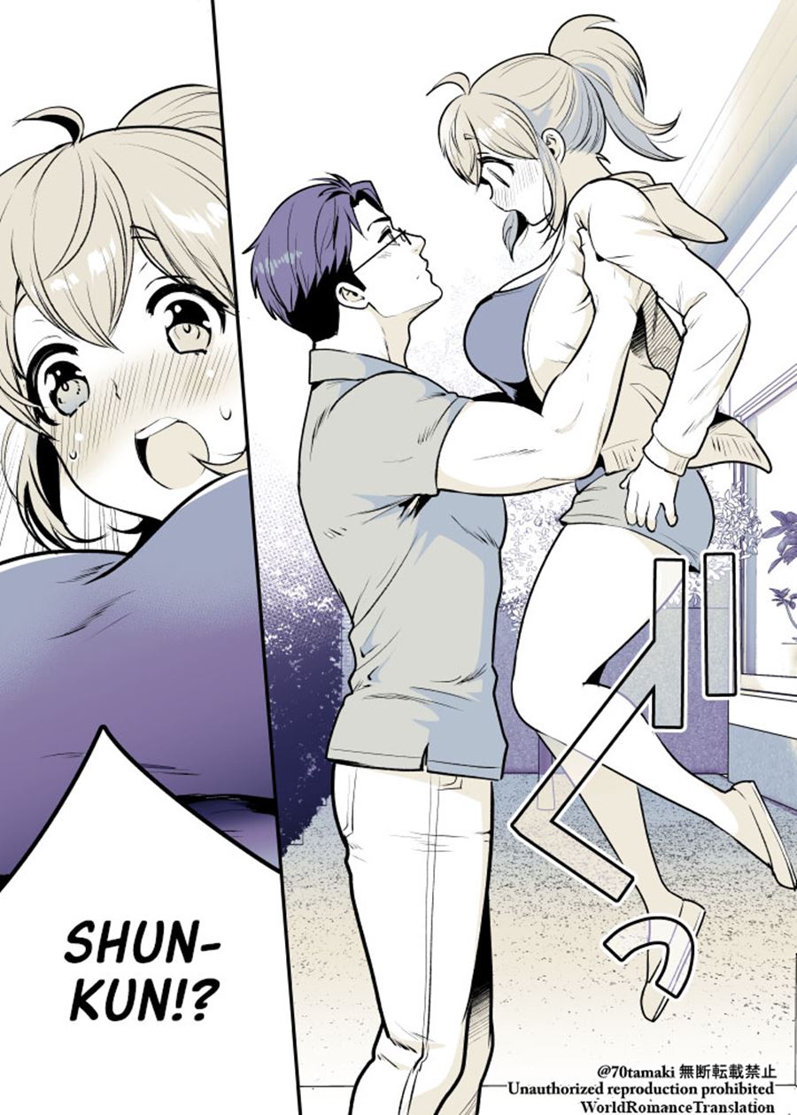 Osananajimi ga Hisabisa ni Saikai Shitara Otagai Kyonyuu ni Natteta chapter 8