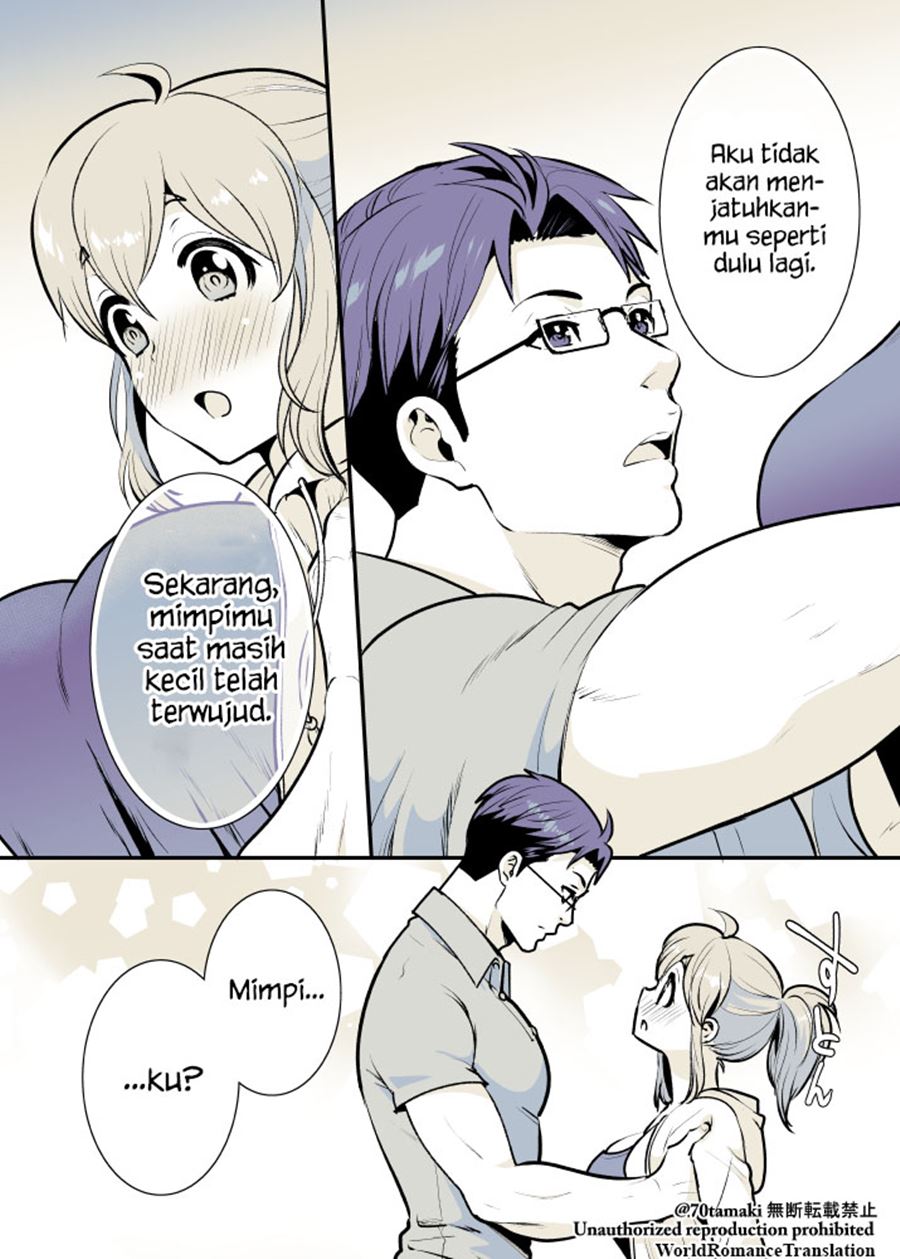 Osananajimi ga Hisabisa ni Saikai Shitara Otagai Kyonyuu ni Natteta chapter 8