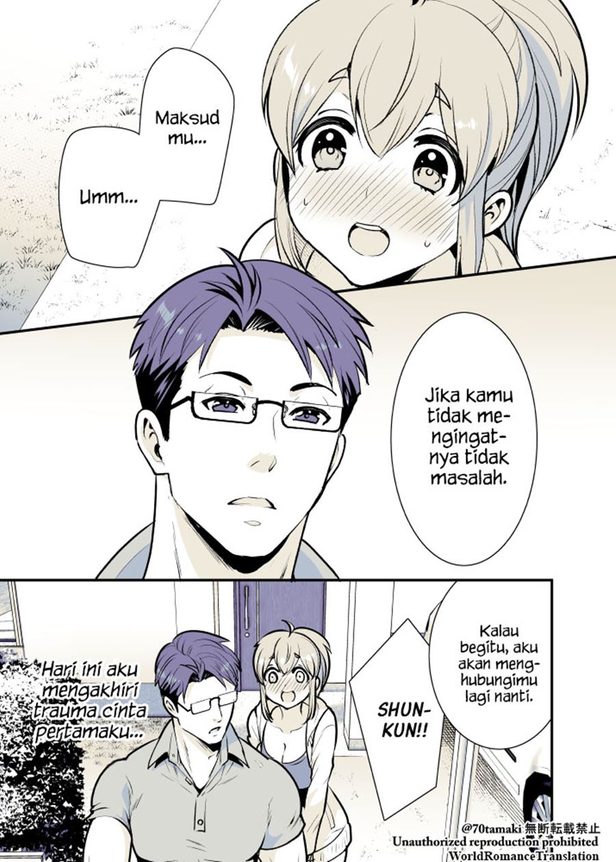Osananajimi ga Hisabisa ni Saikai Shitara Otagai Kyonyuu ni Natteta chapter 8