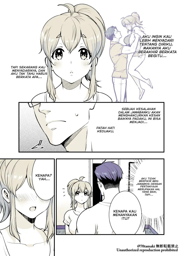 Osananajimi ga Hisabisa ni Saikai Shitara Otagai Kyonyuu ni Natteta chapter 19