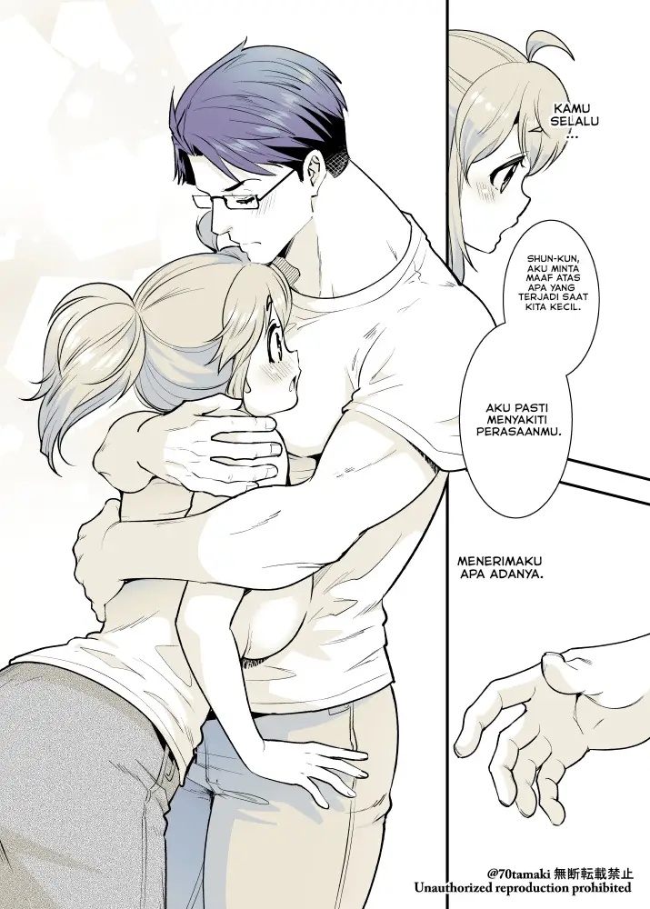 Osananajimi ga Hisabisa ni Saikai Shitara Otagai Kyonyuu ni Natteta chapter 19