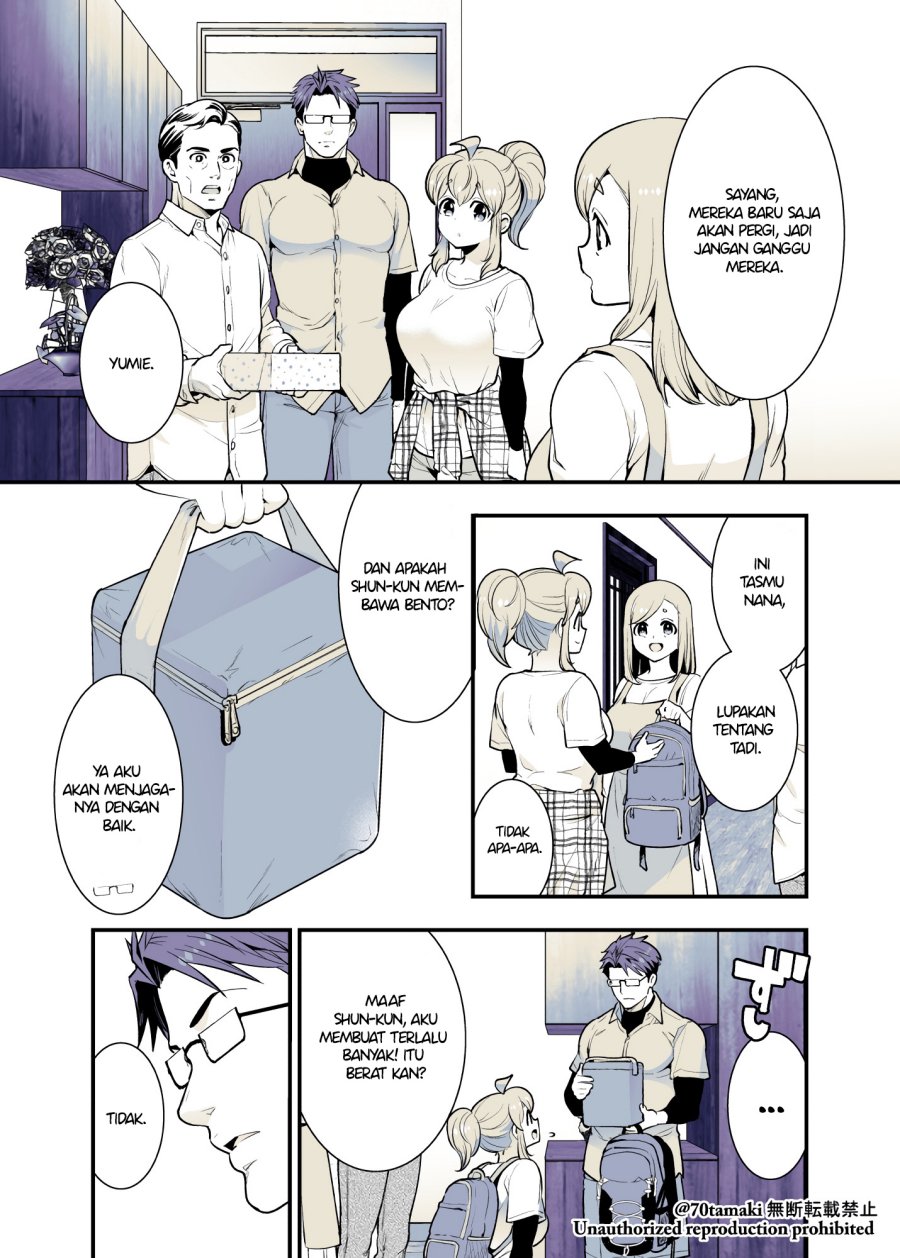 Osananajimi ga Hisabisa ni Saikai Shitara Otagai Kyonyuu ni Natteta chapter 38