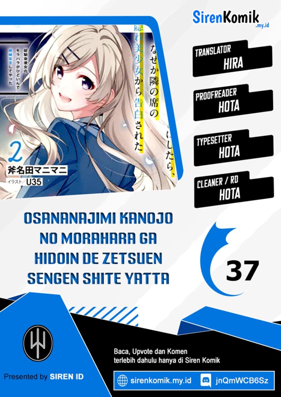 Osananajimi Kanojo no Morahara ga Hidoin de Zetsuen Sengen shite Yatta Chapter 37 Bahasa Indonesia