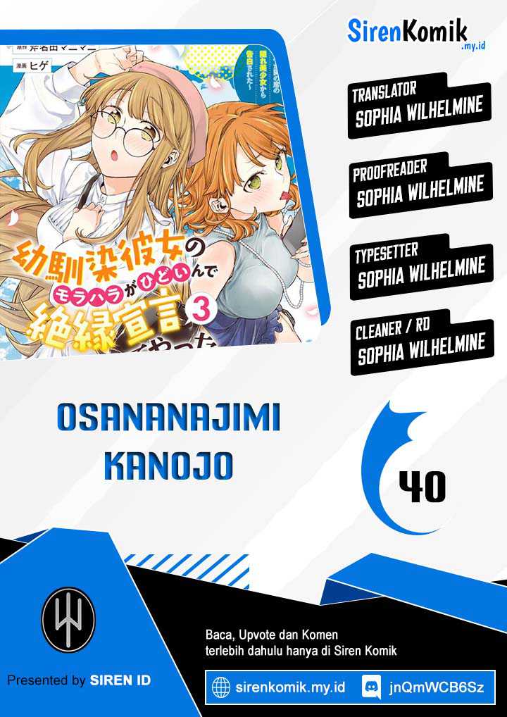 Osananajimi Kanojo no Morahara ga Hidoin de Zetsuen Sengen shite Yatta chapter 40