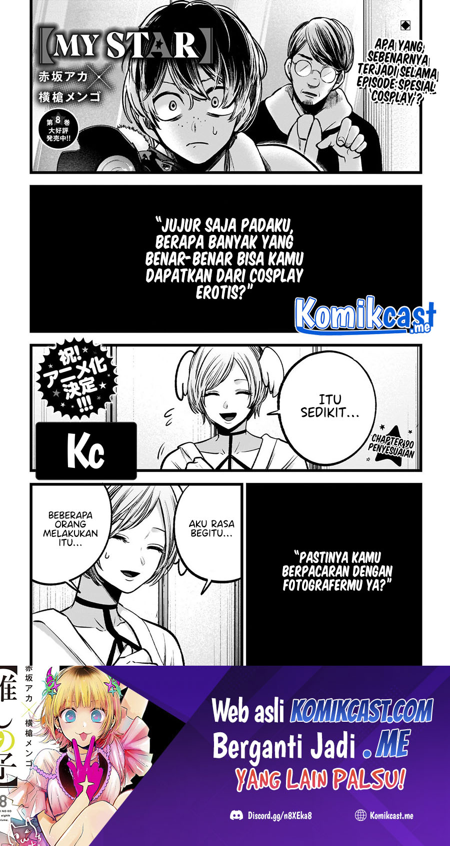 Oshi no Ko Chapter 90 Bahasa Indonesia