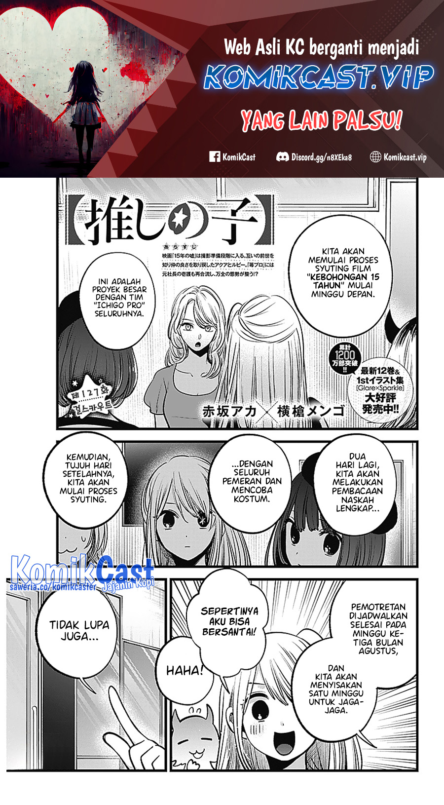 Dilarang COPAS - situs resmi www.mangacanblog.com - Komik oshi no ko 127 - chapter 127 128 Indonesia oshi no ko 127 - chapter 127 Terbaru 2|Baca Manga Komik Indonesia|Mangacan