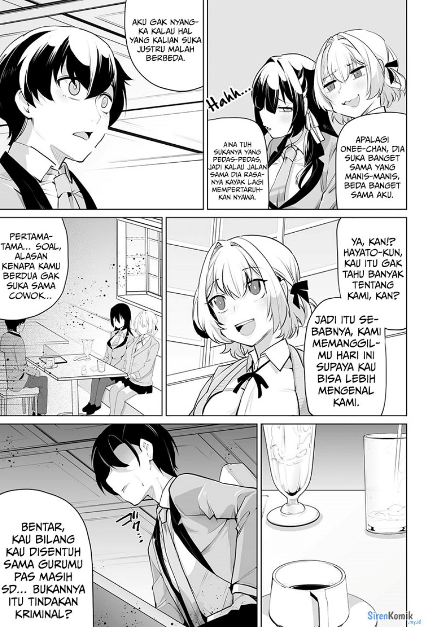 Otoko Girai na Bijin Shimai wo Namae mo Tsugezu ni Tasuketara Ittai Dounaru? Chapter 08 Bahasa Indonesia