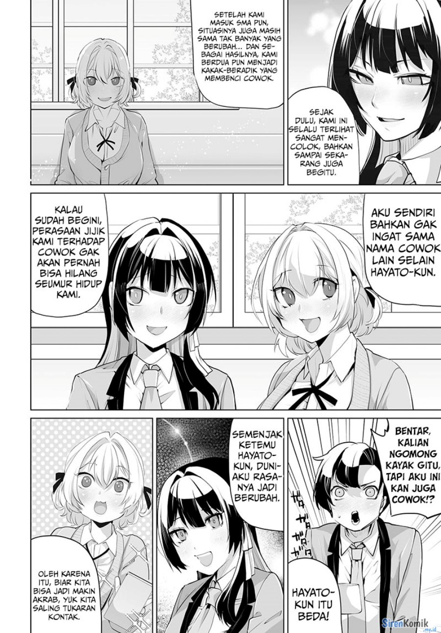 Otoko Girai na Bijin Shimai wo Namae mo Tsugezu ni Tasuketara Ittai Dounaru? Chapter 08 Bahasa Indonesia