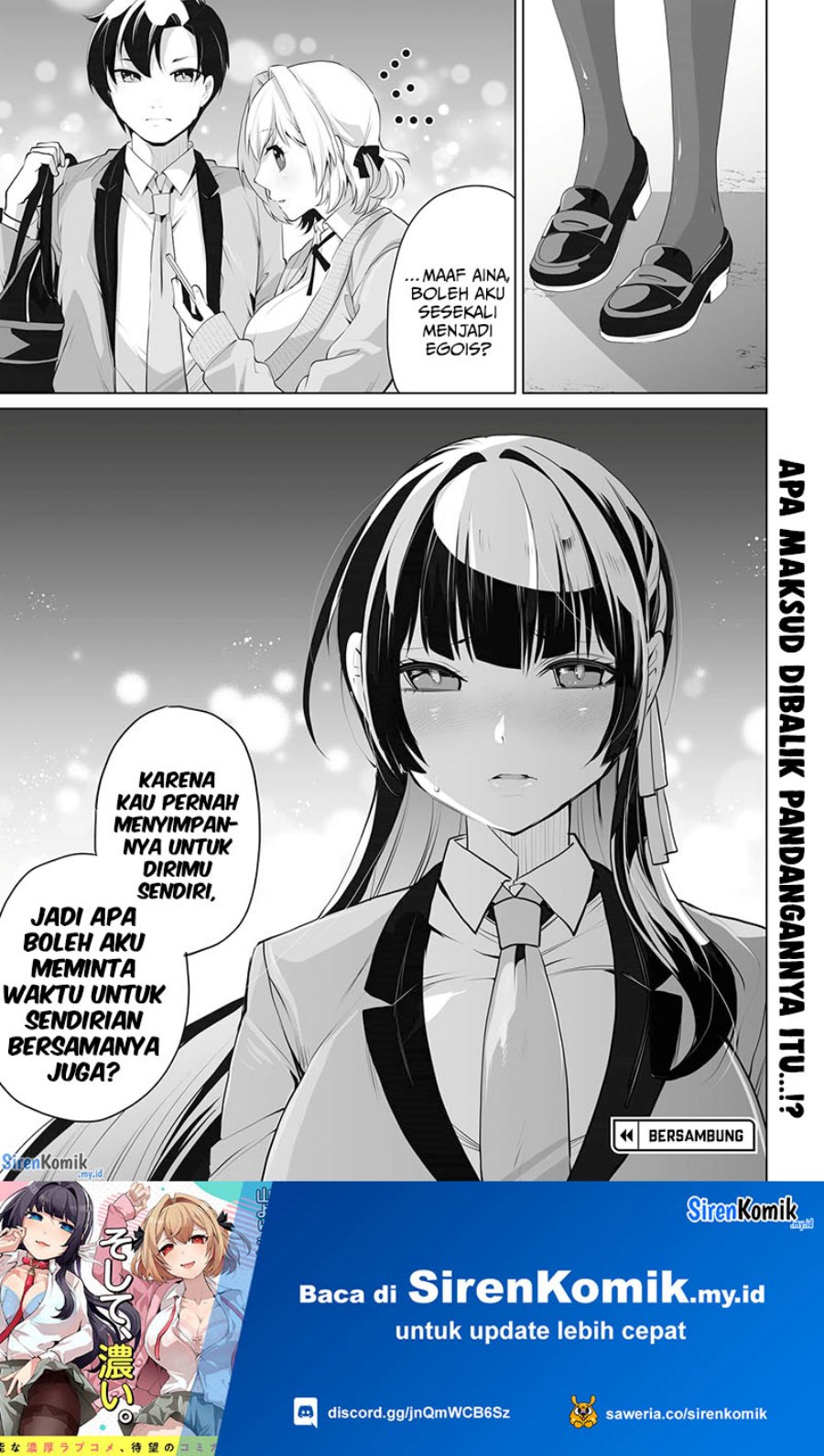 Otoko Girai na Bijin Shimai wo Namae mo Tsugezu ni Tasuketara Ittai Dounaru? Chapter 08 Bahasa Indonesia